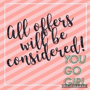 All offers will be considered!